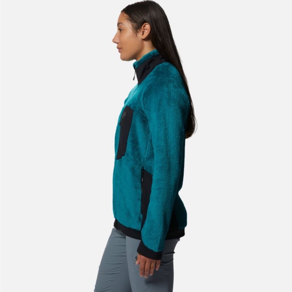 💙COLUMBIA teal blue thermal teddy fleece sweater w/ thumbhole